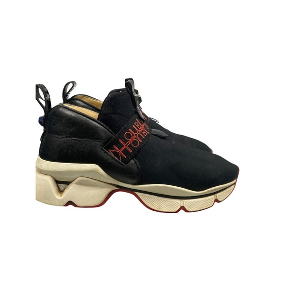 Christian Louboutin black slip on sneaker size 38 - Picture 4 of 11